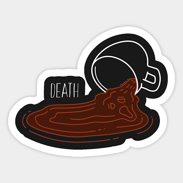 Inner Death... Sticker by Yellowkoong